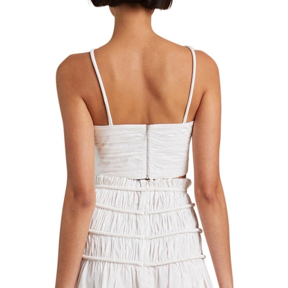 BEC + BRIDGE Eli Crop Top White *Size 6 Nwt* - Picture 7 of 9